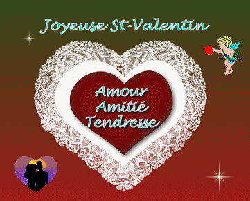 Gif animé joyeuse Saint Valentin amour amitié tendresse